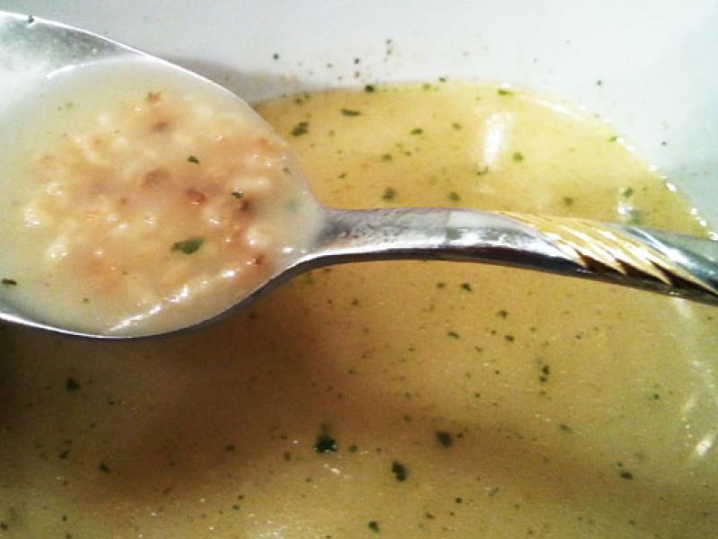 Haferflocken Suppe