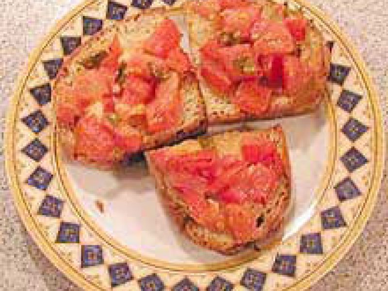 Tomaten-Bruscetta (vegetarisch)