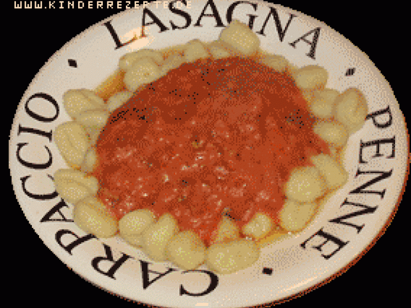 Gnocchi mit Tomaten-Kräuter-Sosse (vegetarisch)