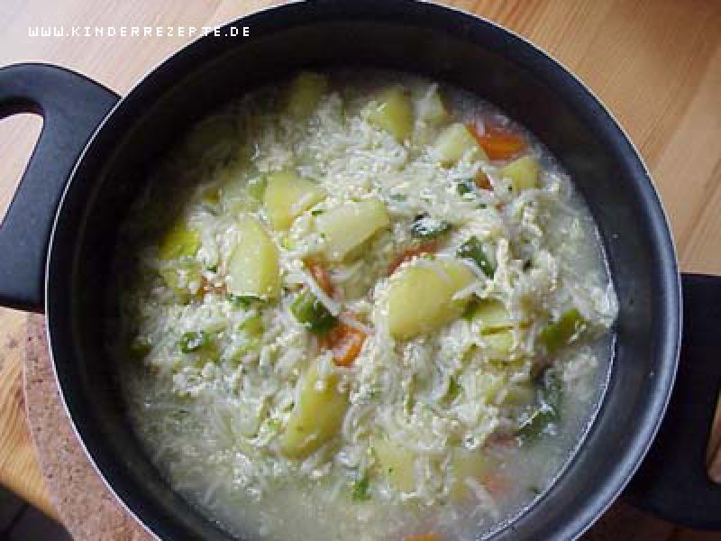 Gemüsesuppe, einfach (vegetarisch)