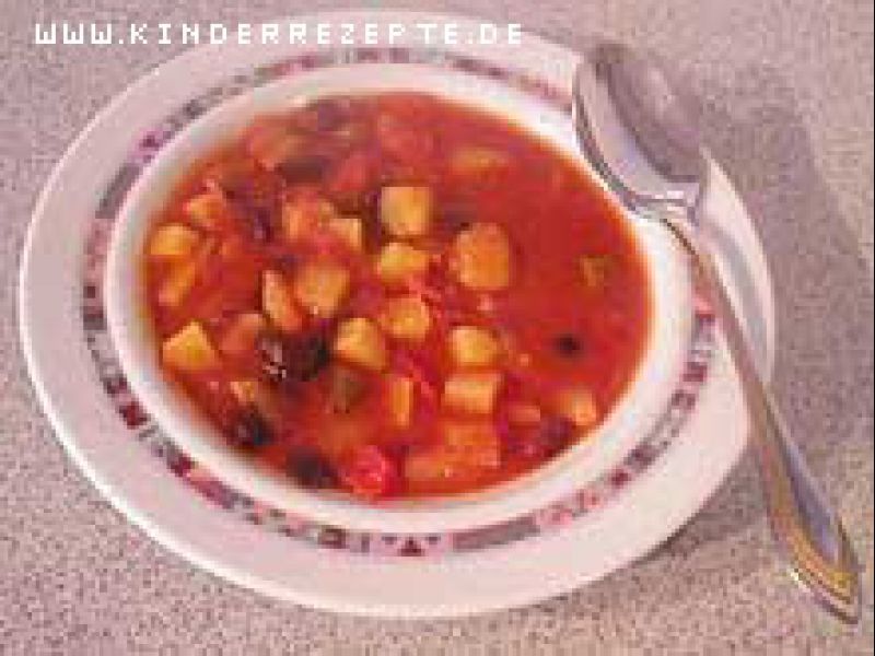 Mexikanische rote Bohnensuppe (vegetarisch)