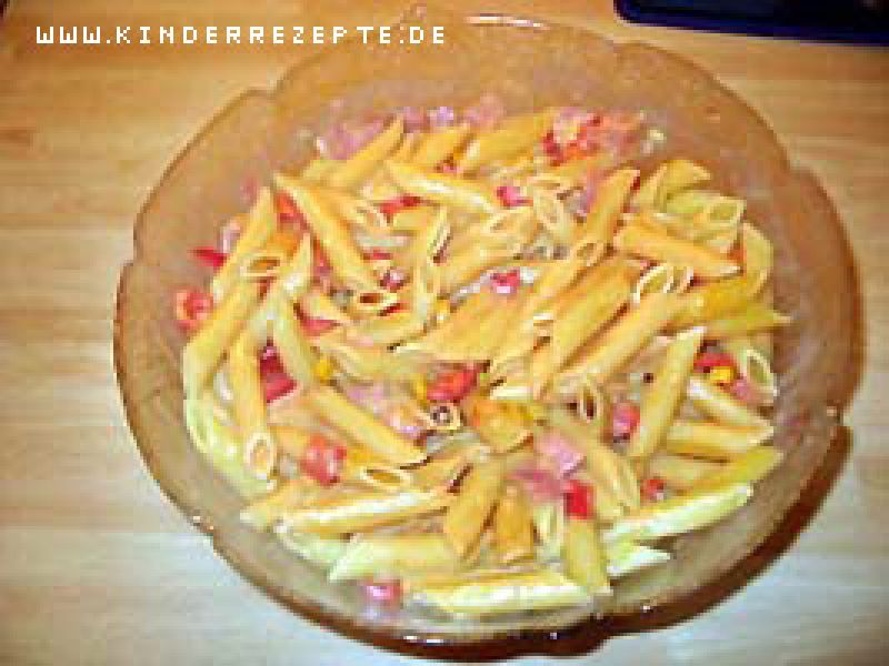 Rigatoni in Schinken-Sahne-Sosse