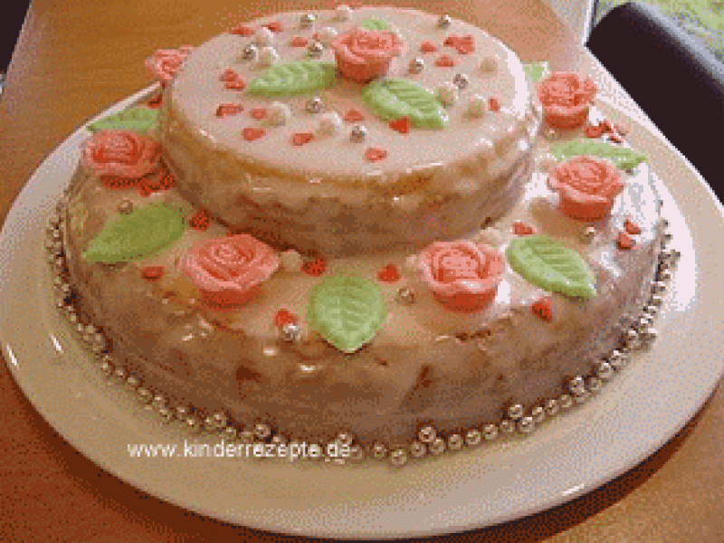 Romantischer Prinzessin-Kuchen