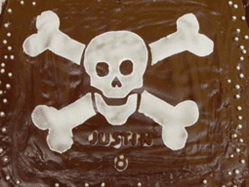 Piraten-Schoko-Kuchen