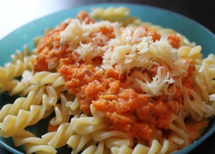 Karotten-Tomatensauce für Pasta
