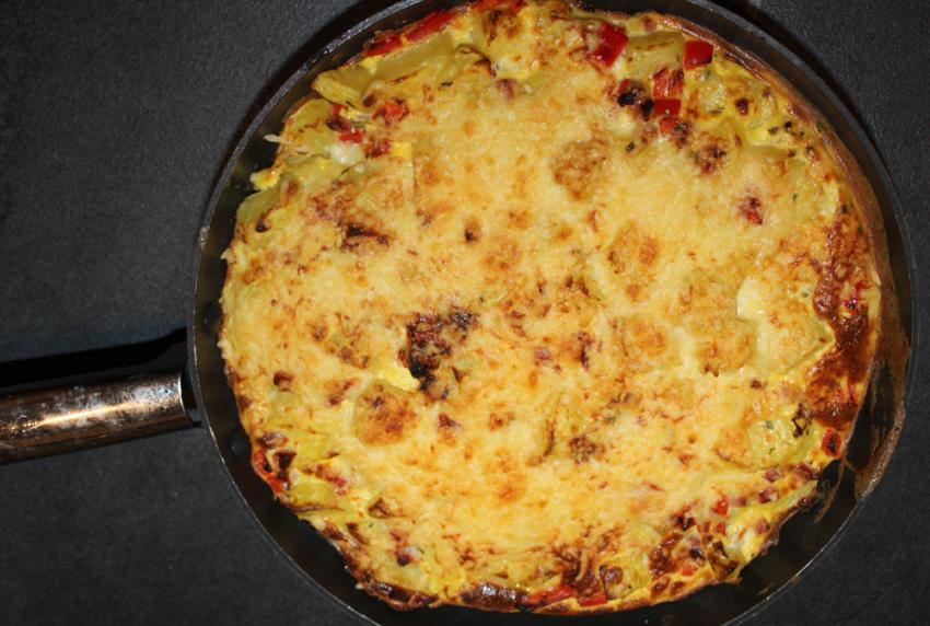 Rezept Frittata mit Kartoffeln und Schinken | kinderrezepte.de