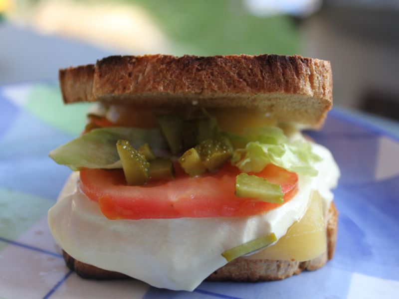 Toastsandwich mit Käse