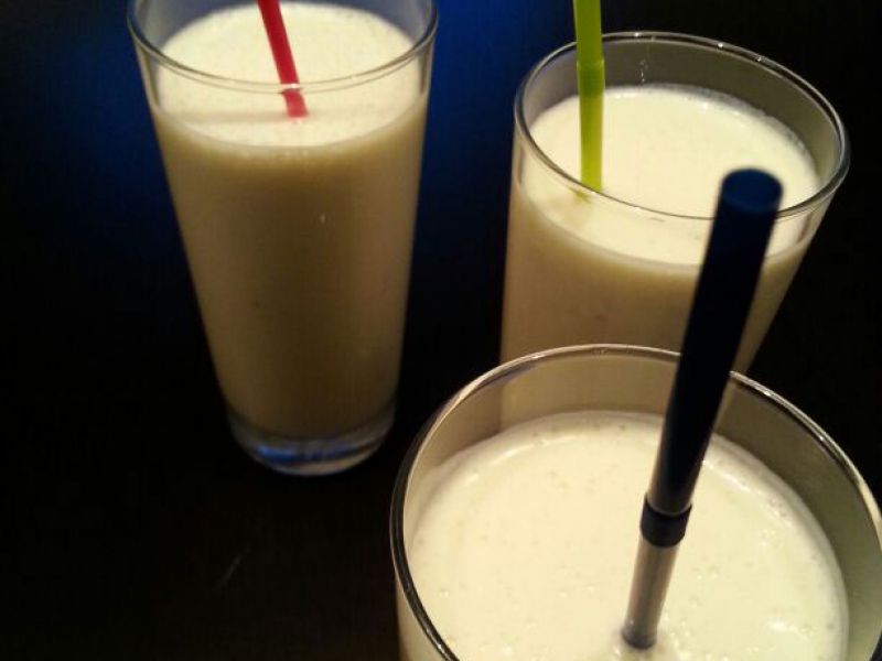 Bananenmilch mit Reismilch - Rezept