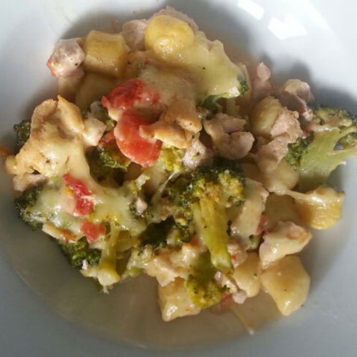 Gnocchi mit Gemüse und Poulet