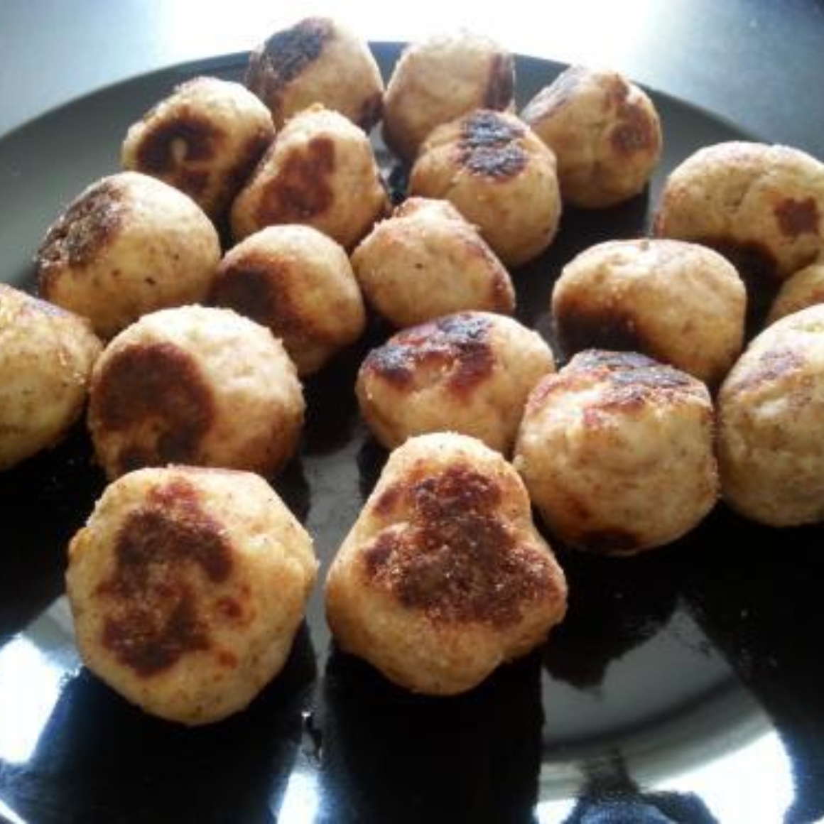 Huhn-Apfel-Kugeln