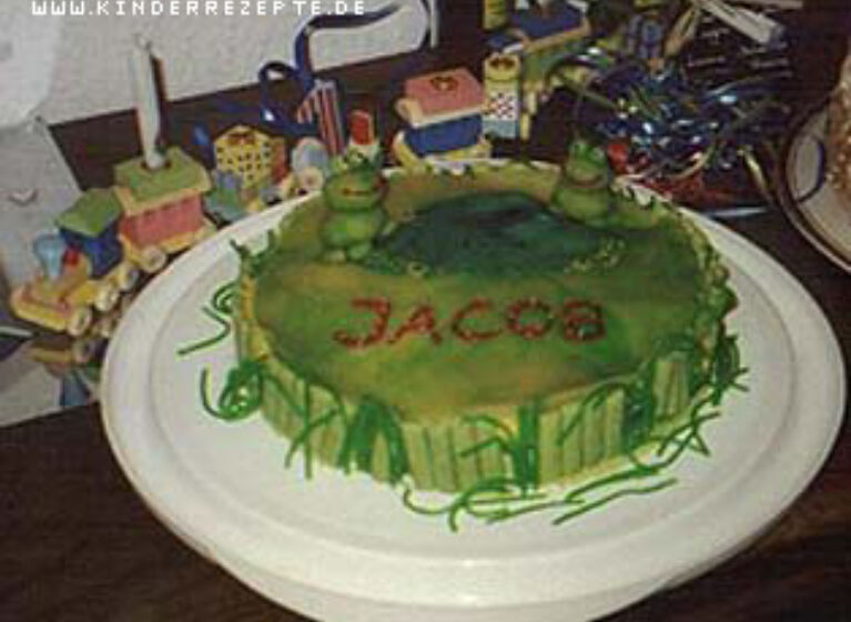 Froschteich-Torte