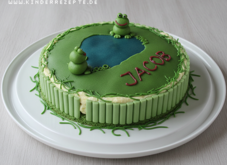 Froschteich-Torte