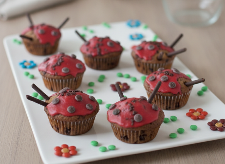 Marienkäfer-Muffins