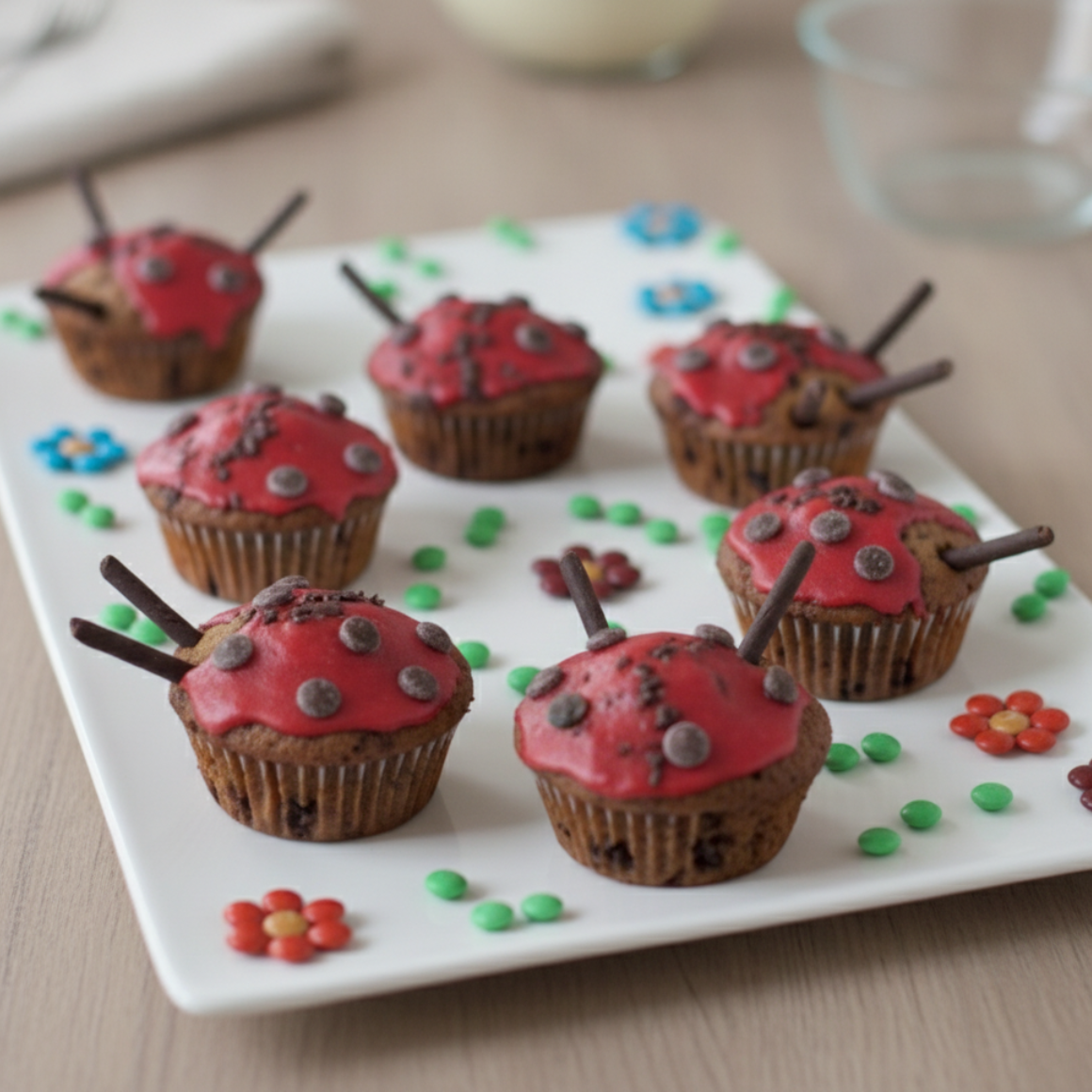 Marienkäfer-Muffins