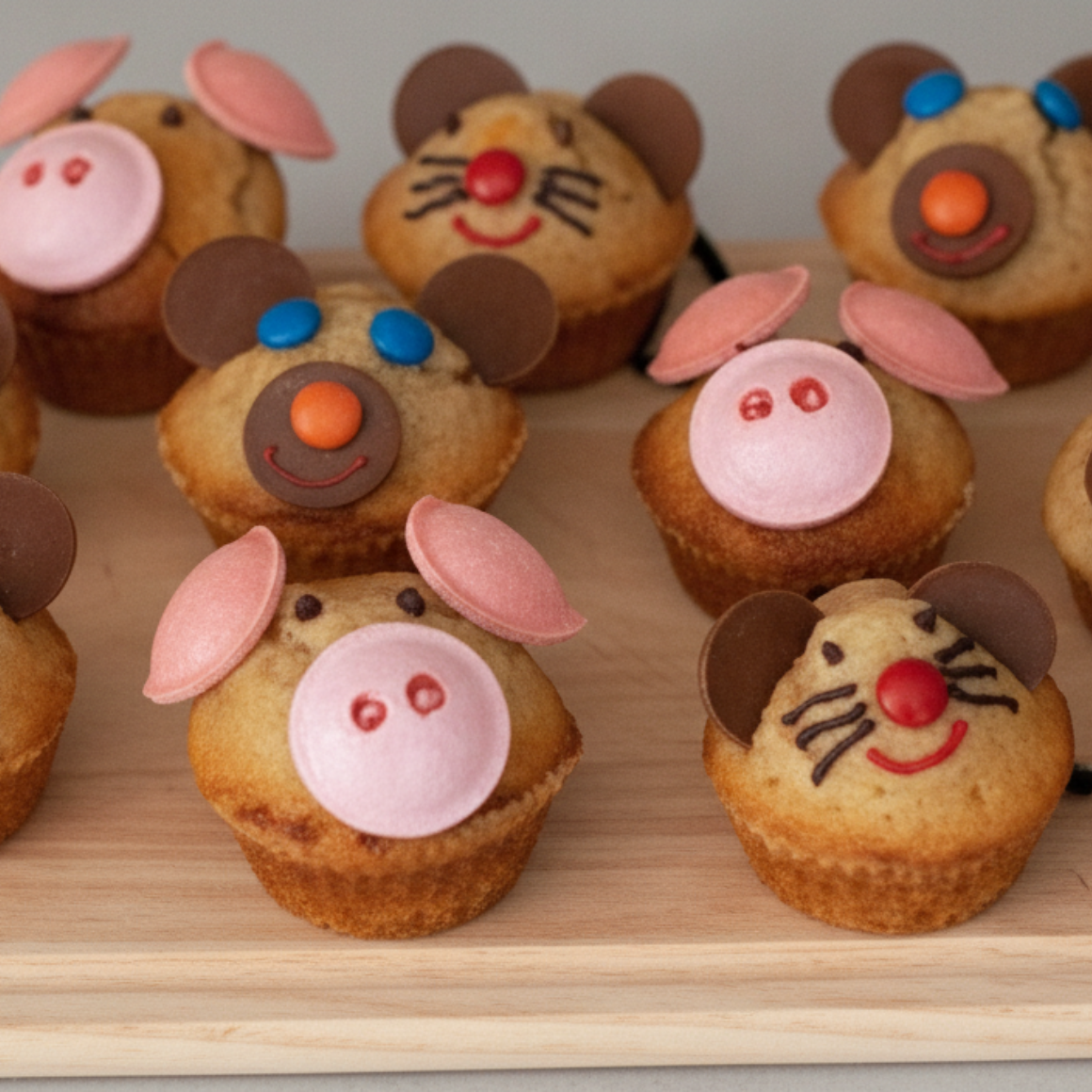Muffins-Tiere