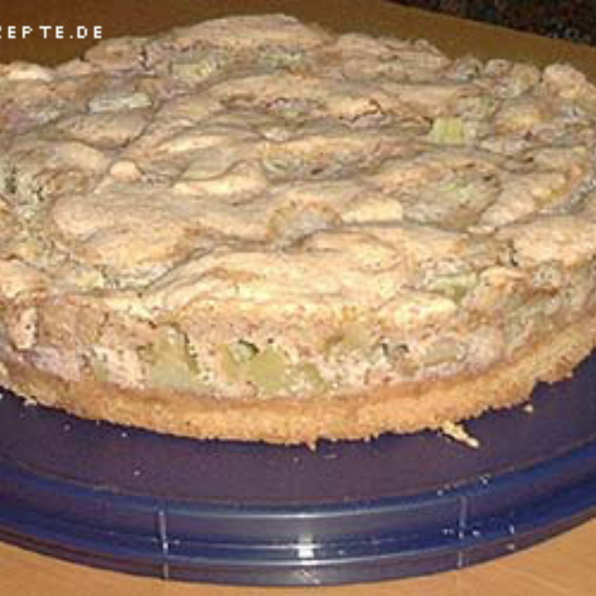 Rhabarberkuchen mit Baiserdecke