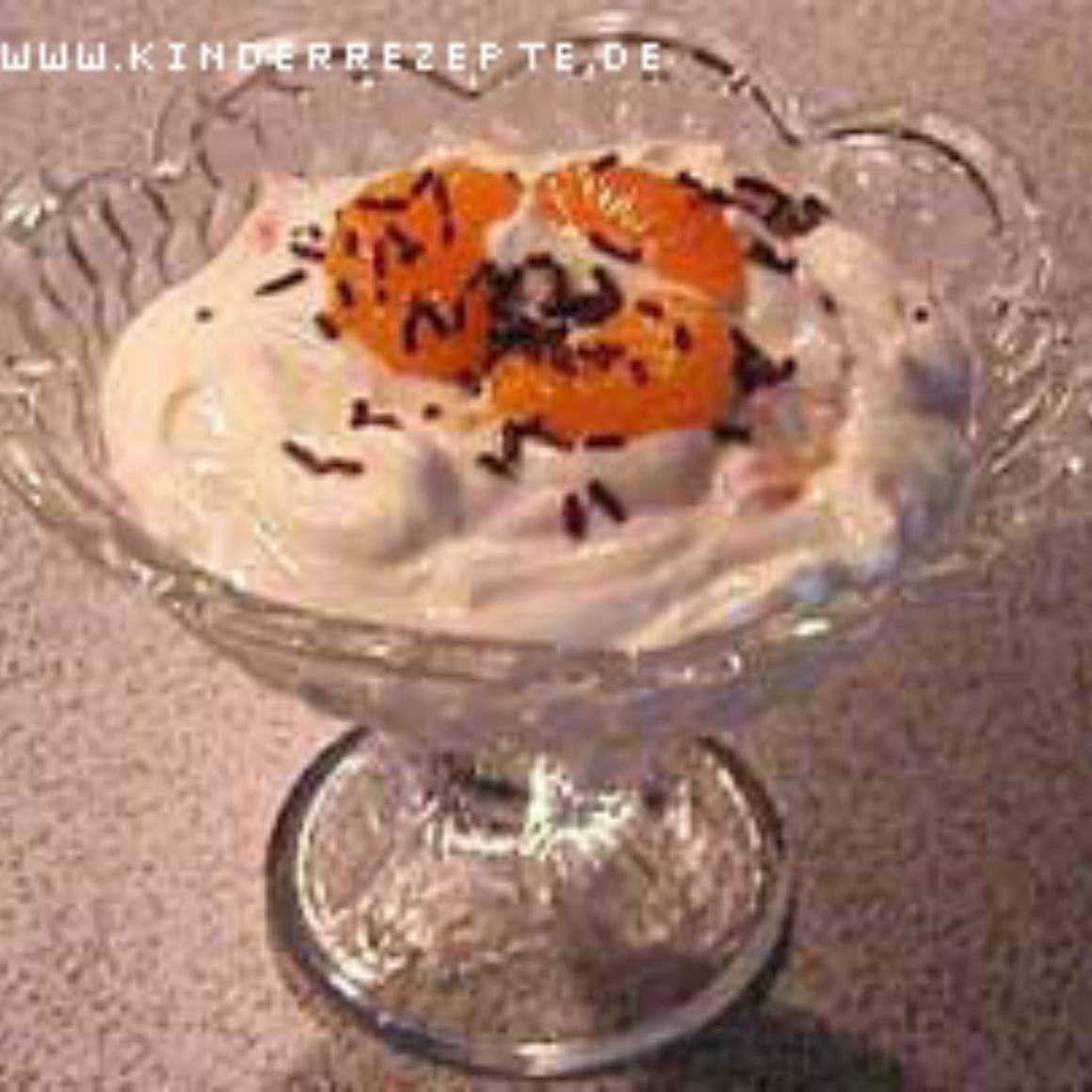 Mandarinen-Quark-Speise