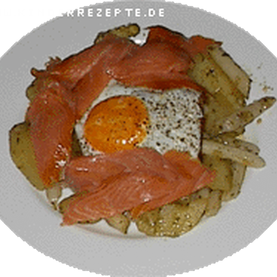 Spargel-Kartoffel-Gemüse mit Lachs