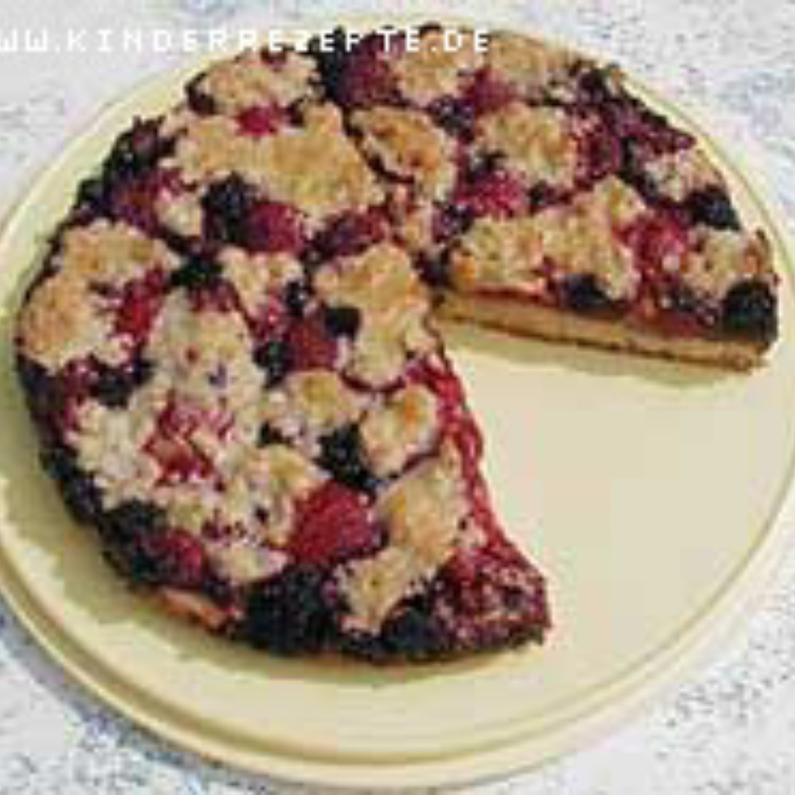 Beerenkuchen mit Streuseln