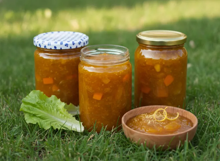 Kürbismarmelade mit Äpfeln