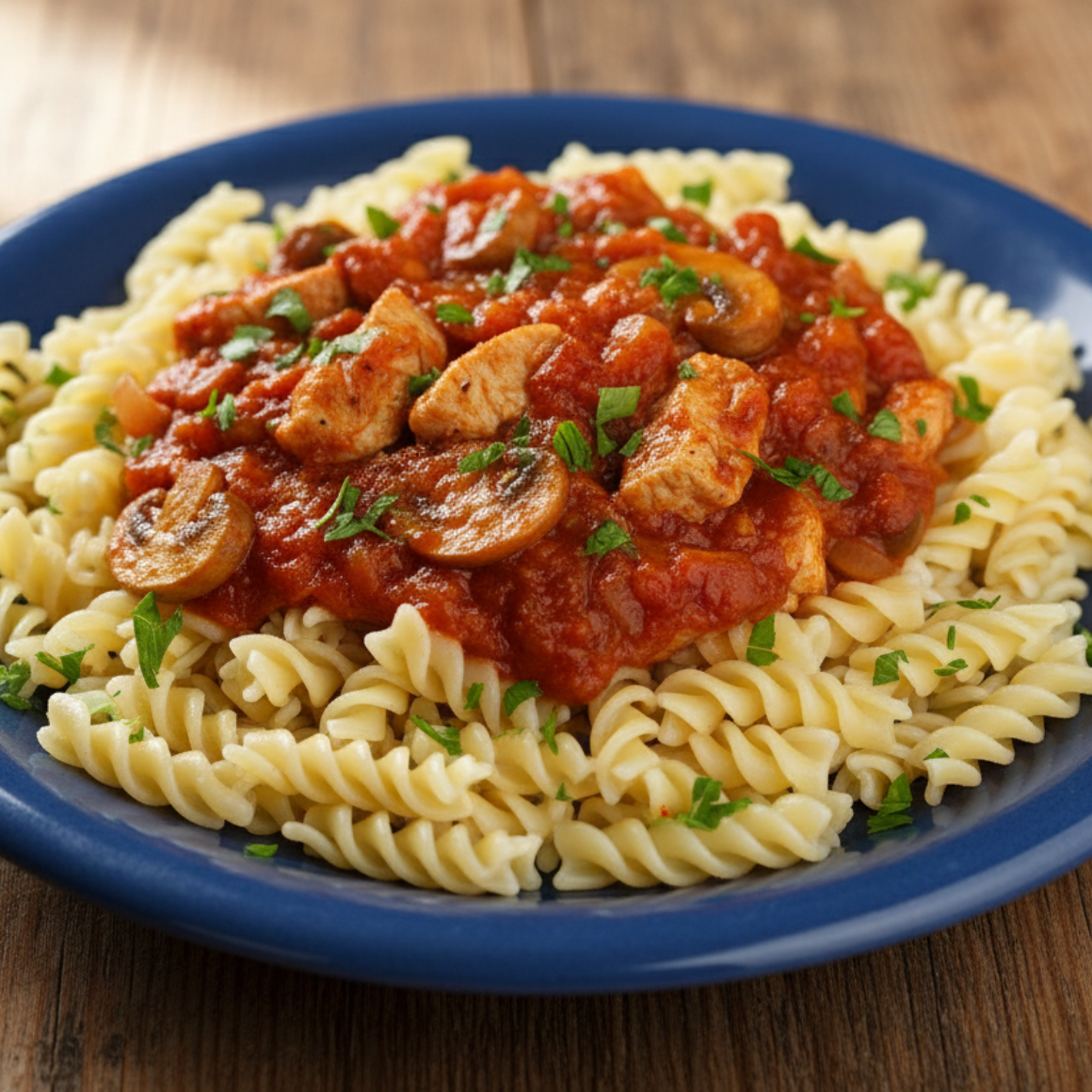 Putengeschnetzeltes mit Tomatensosse