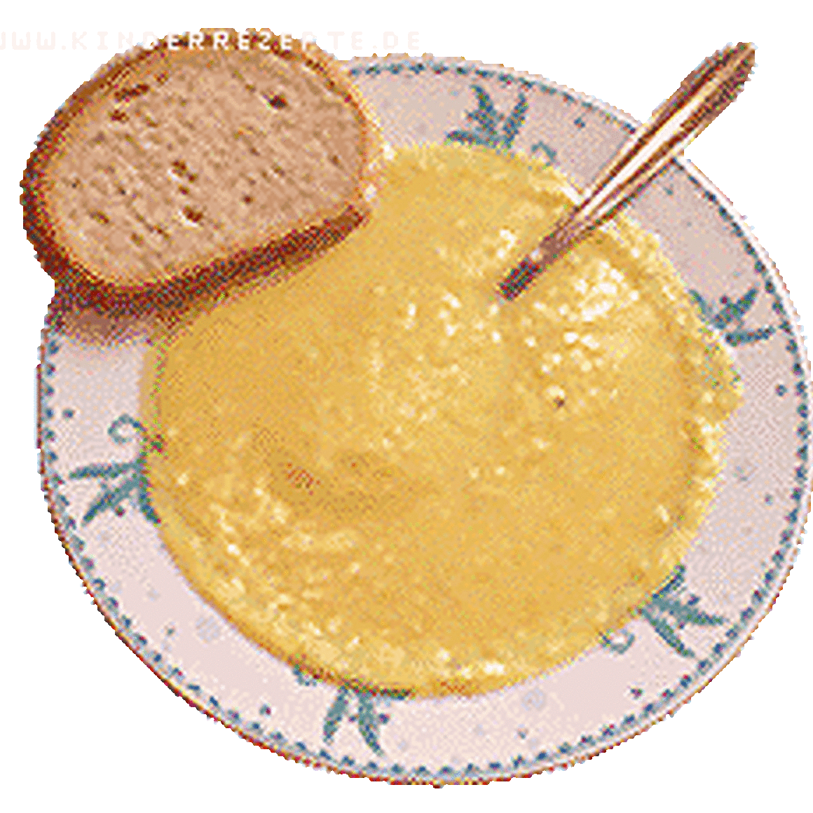 Kürbissuppe mit Porree (vegetarisch)