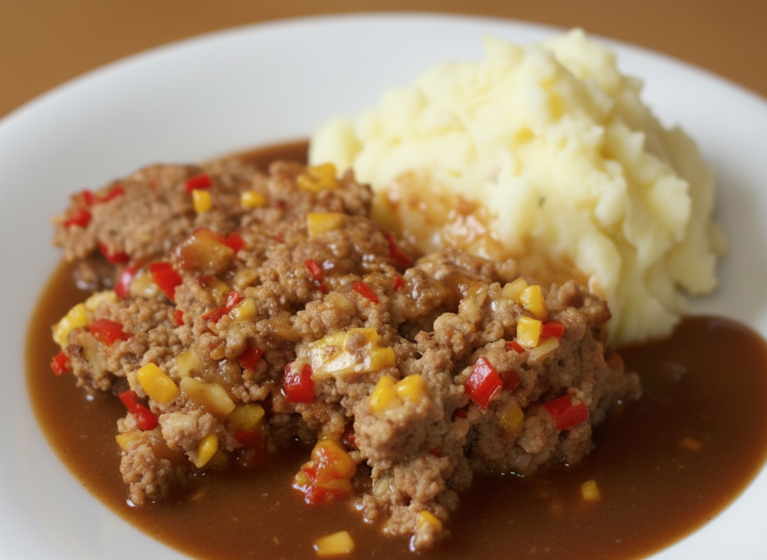 Bunter Käse-Hackbraten