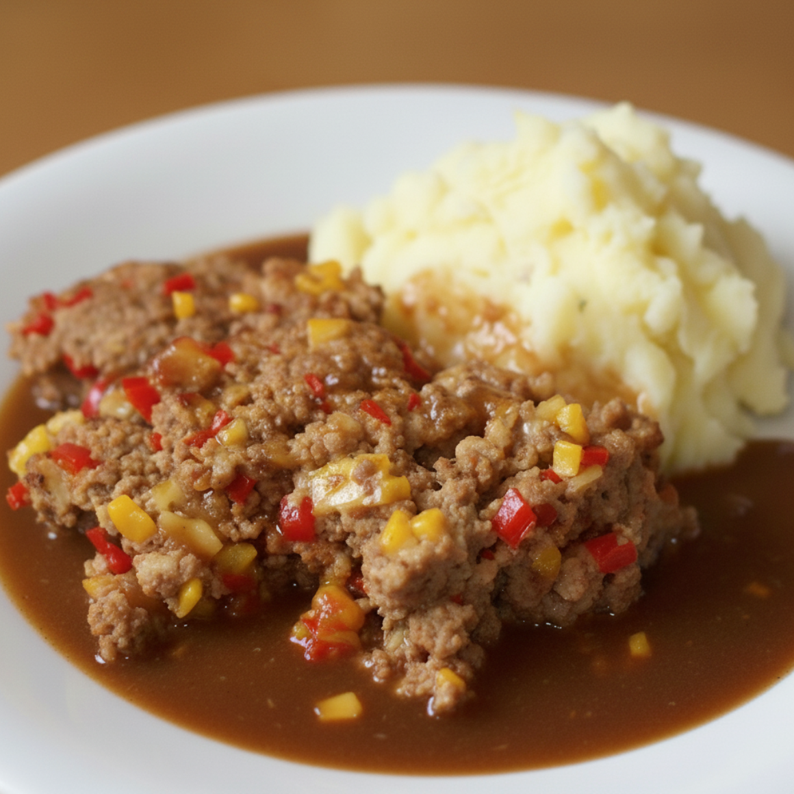 Bunter Käse-Hackbraten