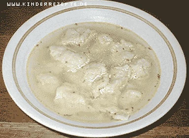 Butterschwämmle-Suppe, einfach (vegetarisch)