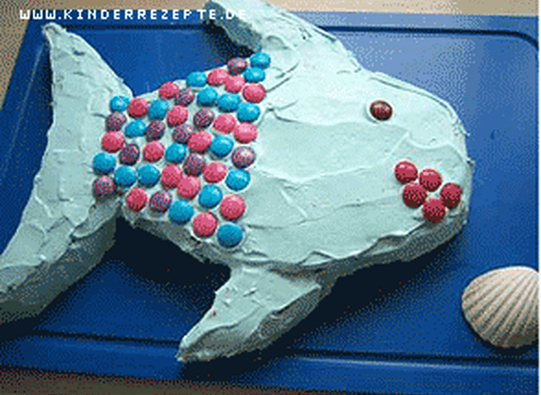 Fisch in Regenbogenfarben
