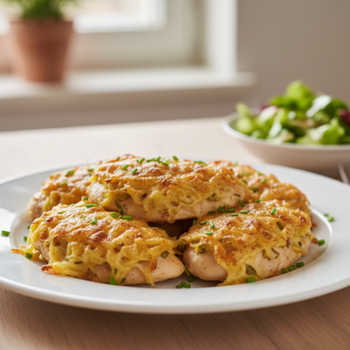 Hähnchenbrustfilet mit Röstikruste