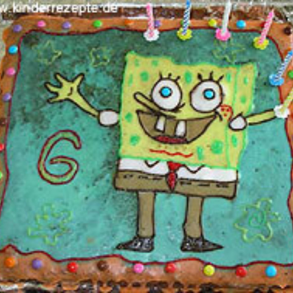 Schwammgesicht-Kuchen