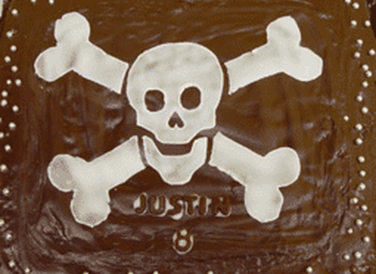 Piraten-Schoko-Kuchen