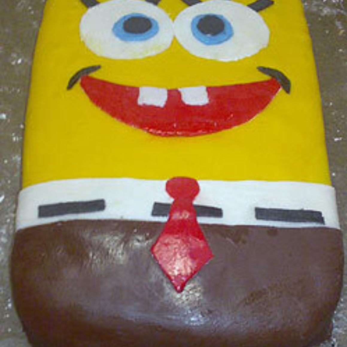 Schwammgesicht-Torte