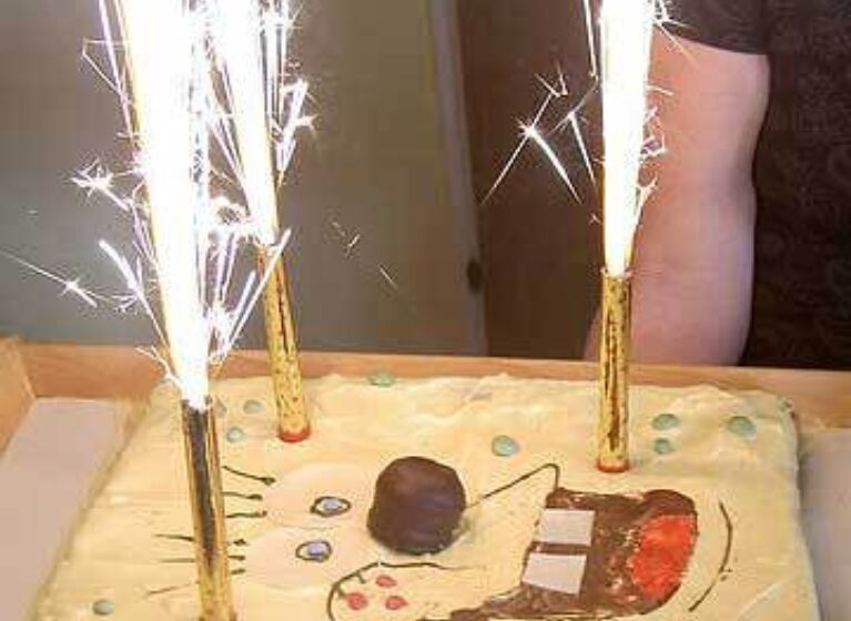 Schwammgesicht-Kuchen