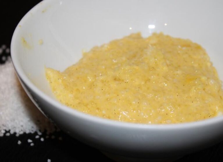 Vanillepudding aus Tapioka
