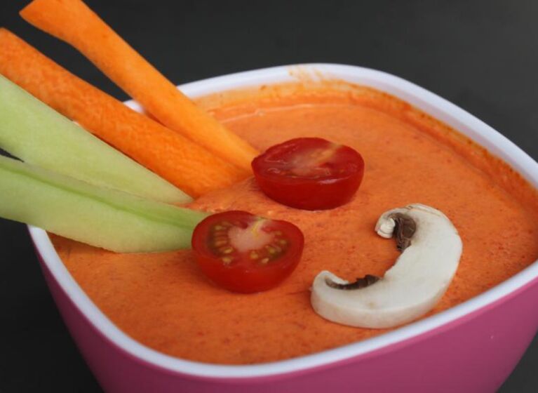 Paprika-Frischkäse-Dip