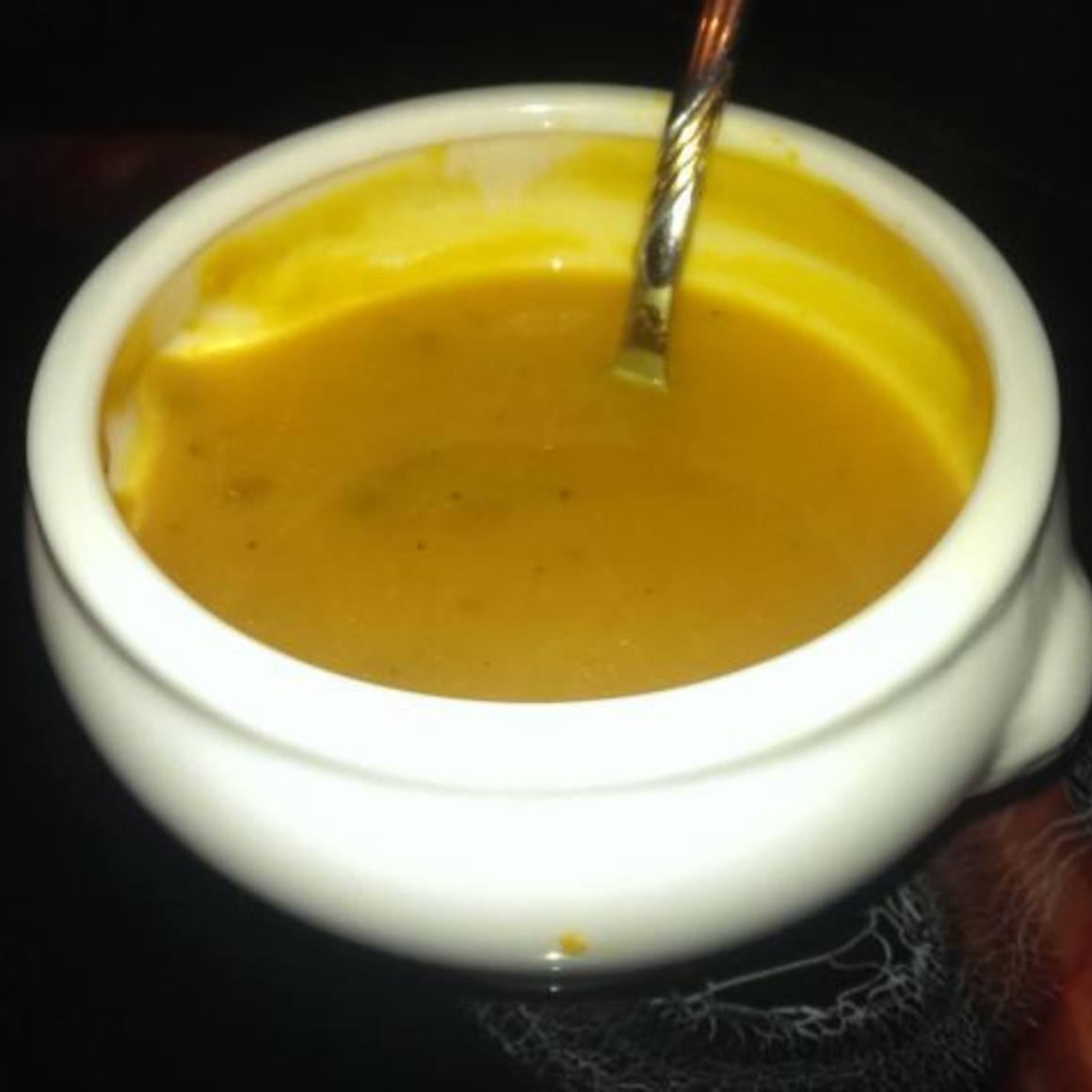Kürbissuppe mit Linsen
