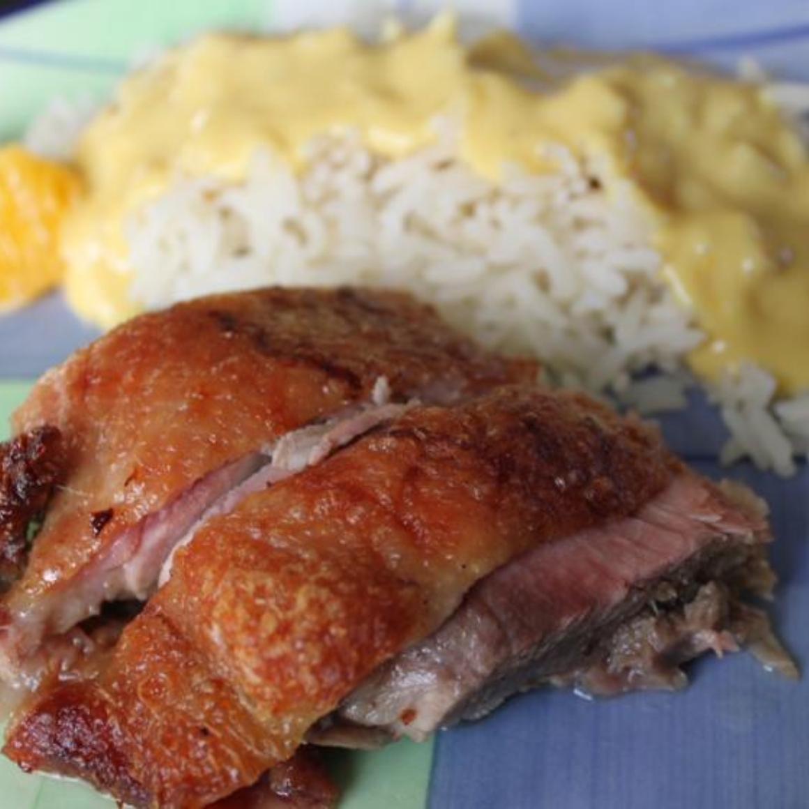 Ente mit Orangensauce