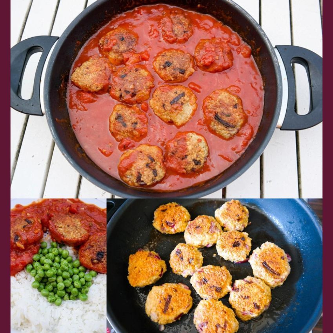 Vegetarische Buletten - Toscana Bällchen