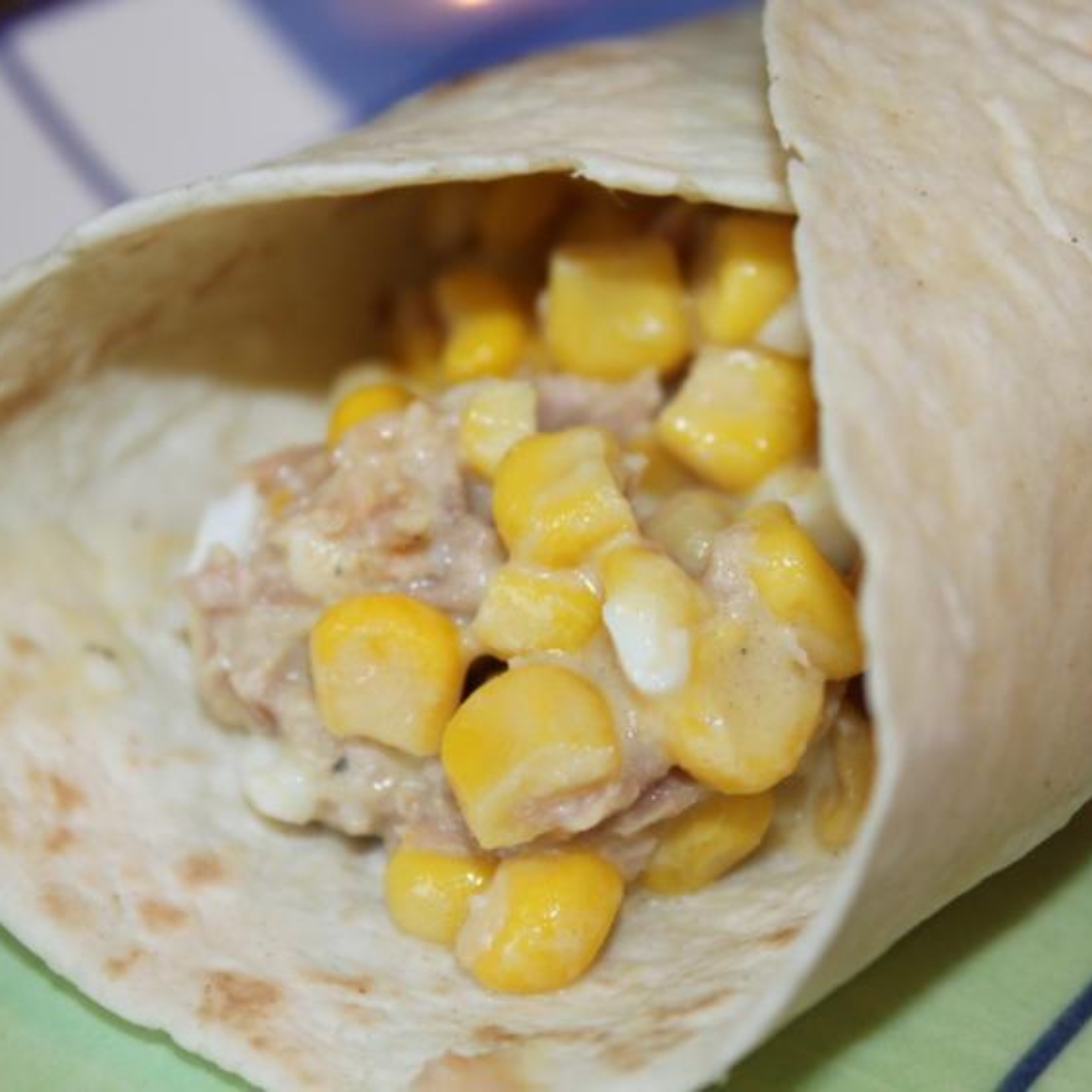 Thunfisch-Mais Wraps