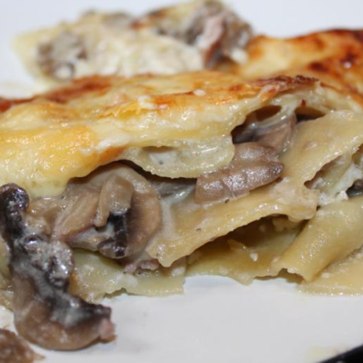 Schinken-Pilz Lasagne