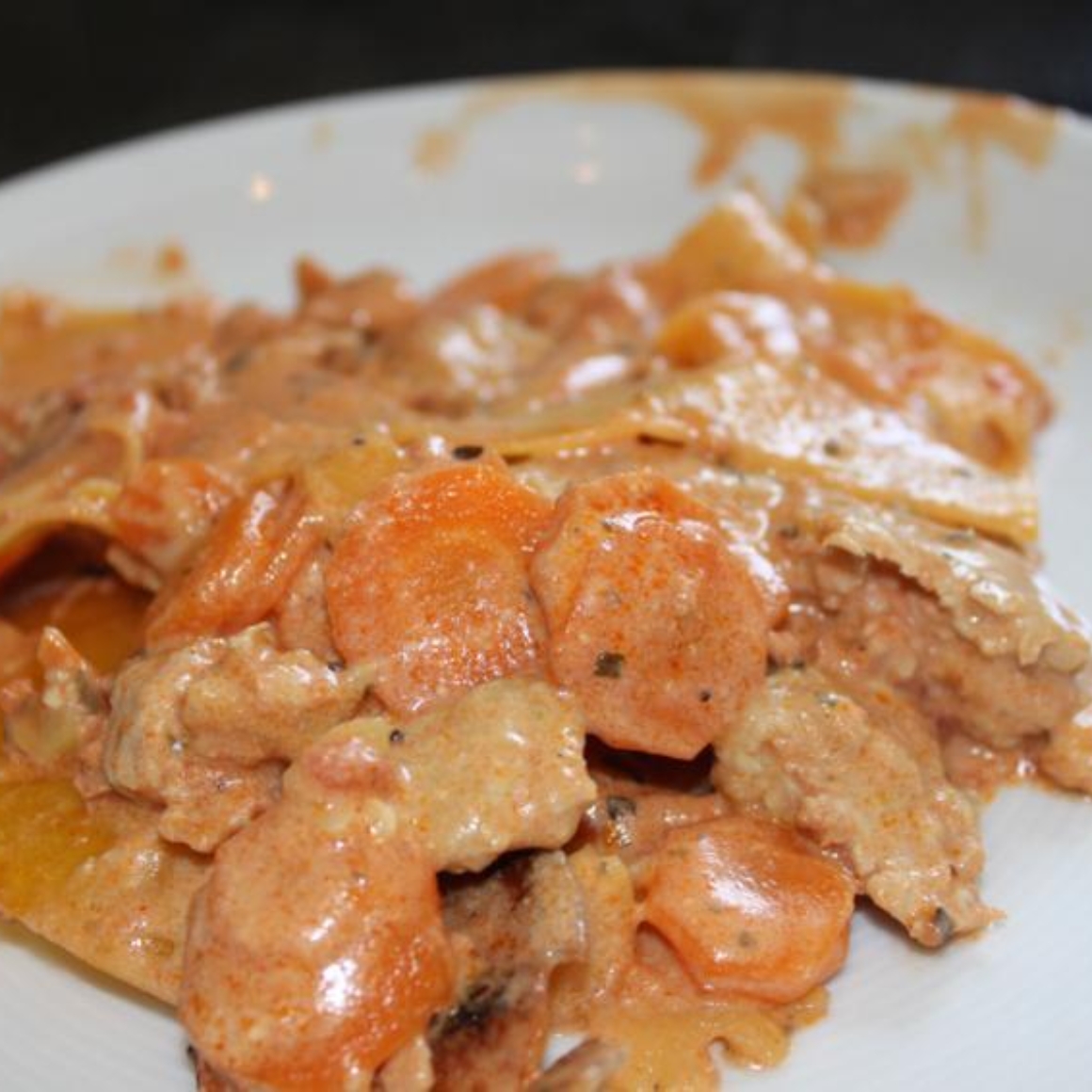 Karotten-Puten Lasagne