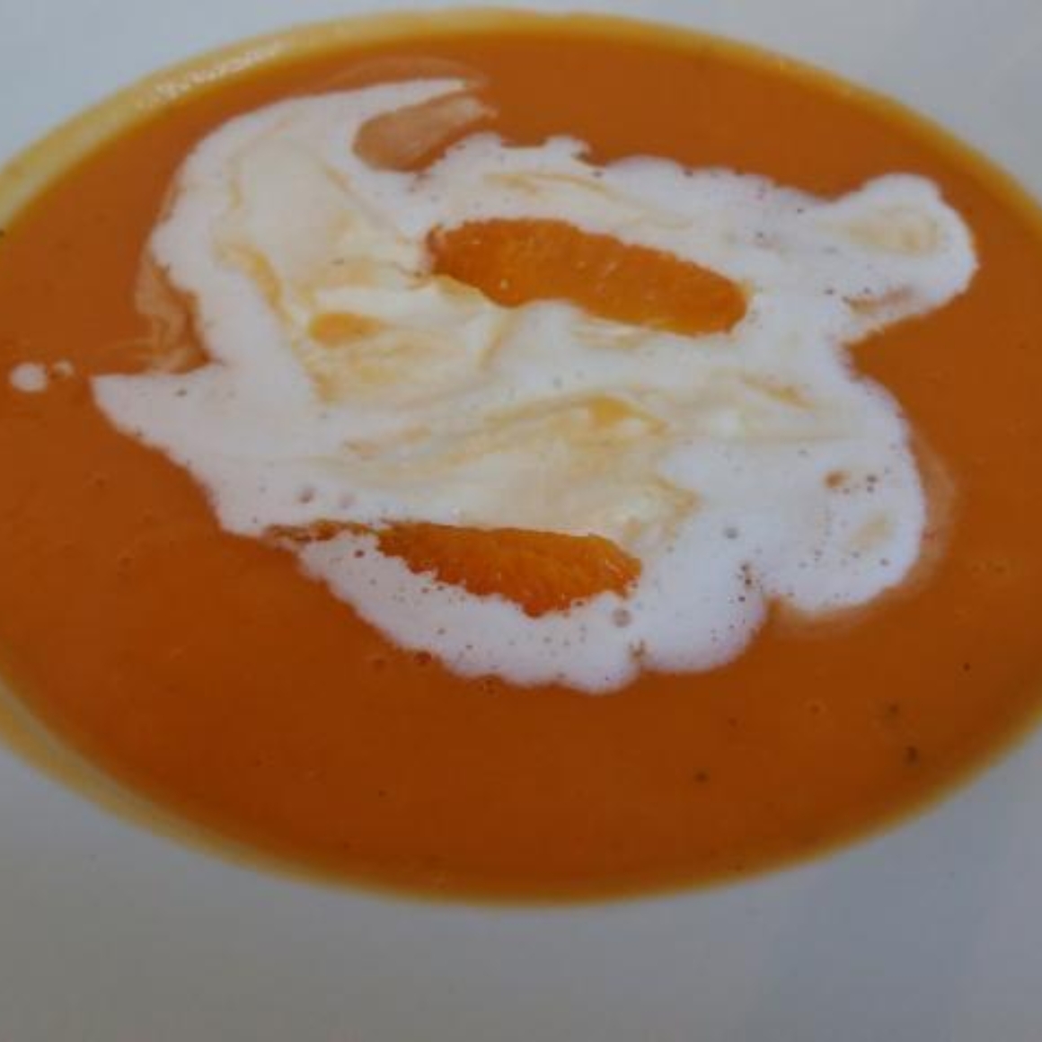 Süsskartoffel-Orangensuppe