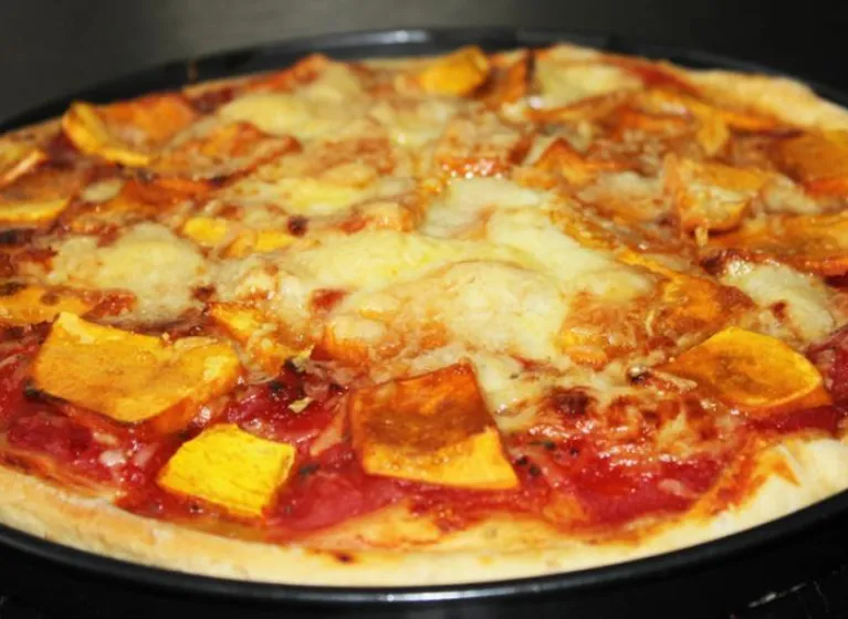 Kürbis Pizza