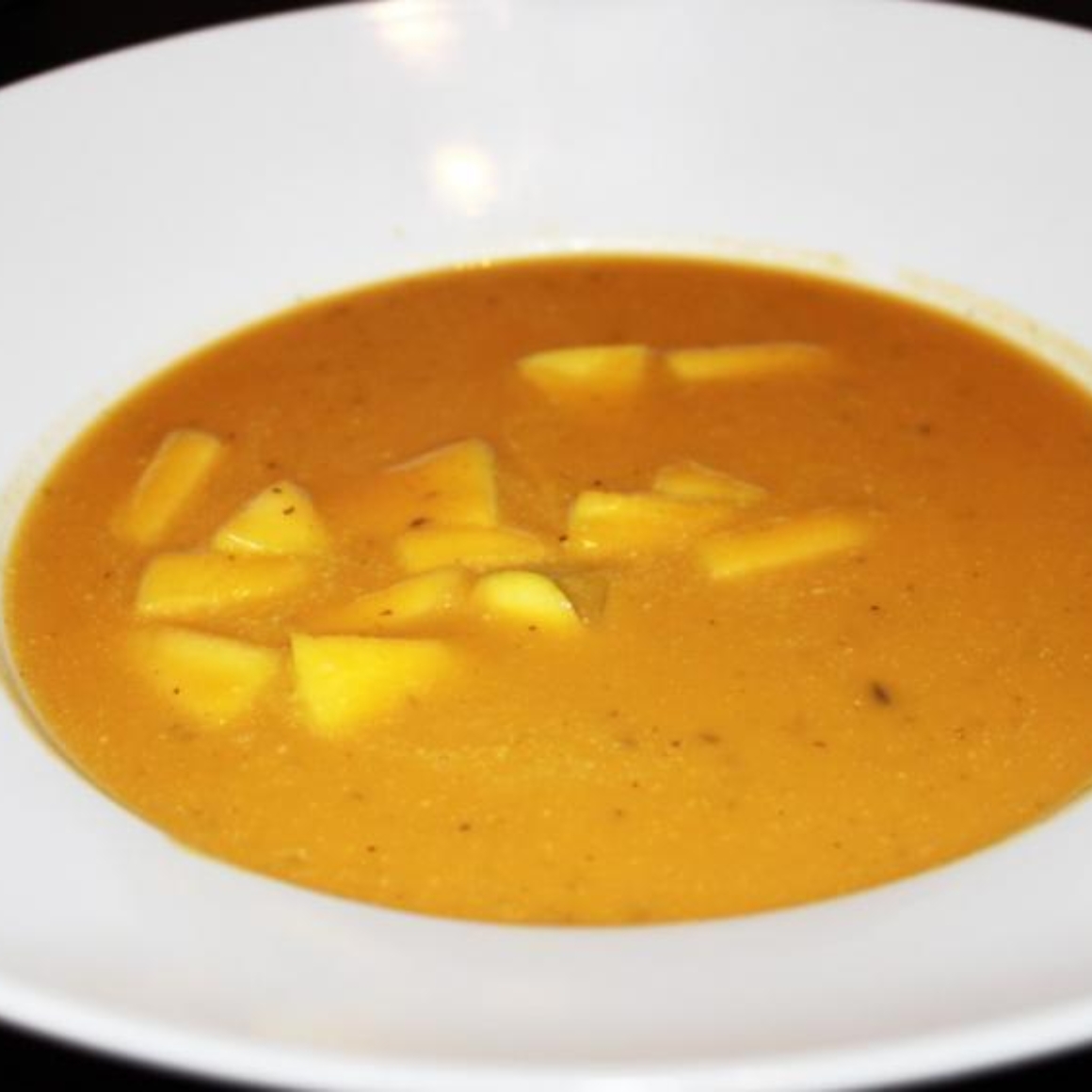 Süsskartoffel-Apfel-Suppe