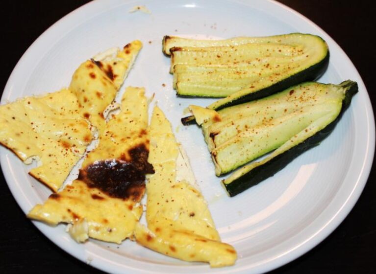 Ricottaschnitten mit Zucchini