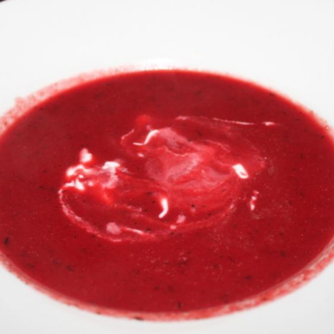 Rote Beete Apfelsuppe