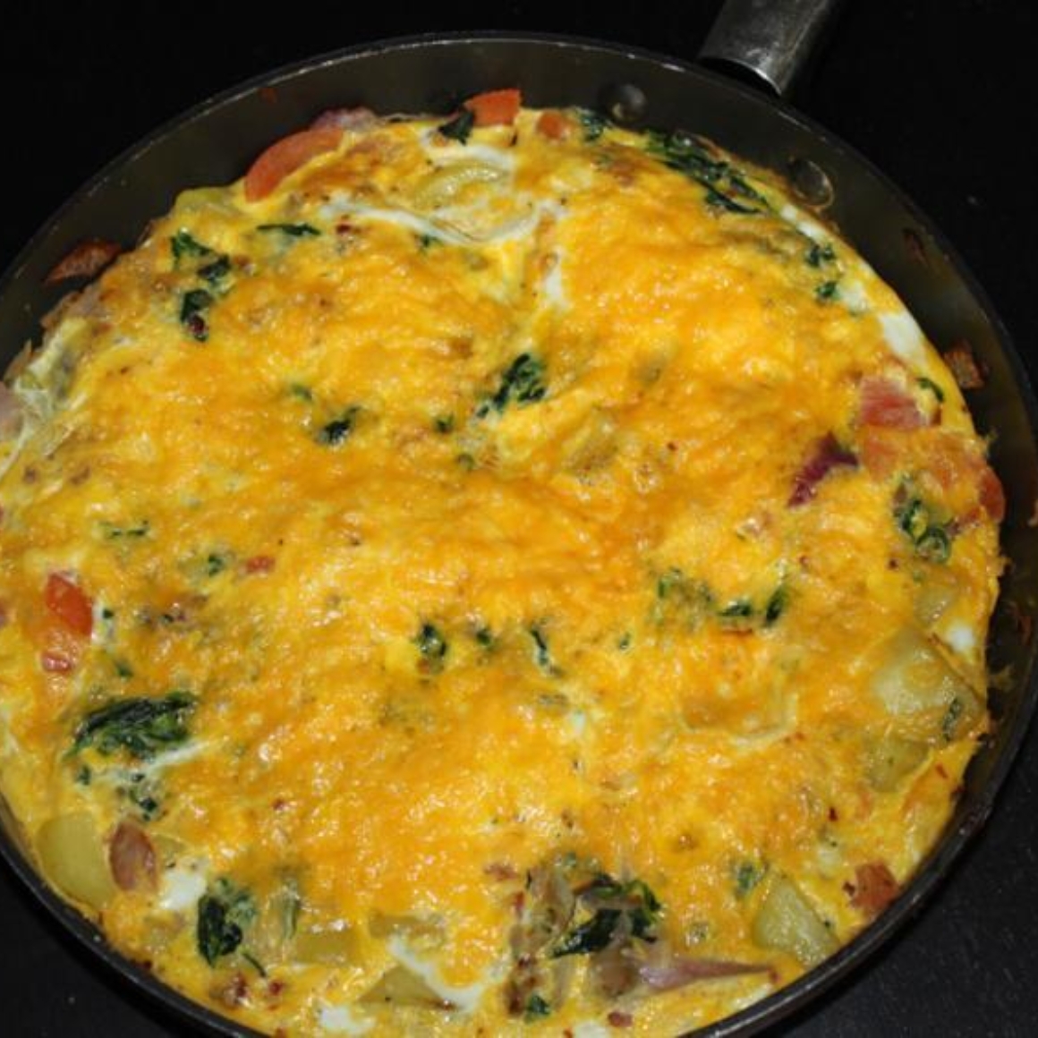 Spinat Kartoffel Tortilla