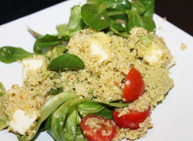 Couscous-Avocadosalat